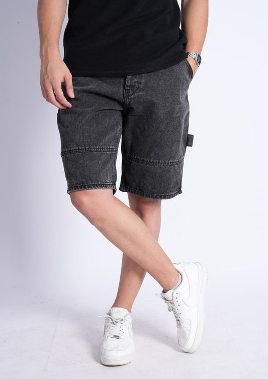 SHORT JEAN POCHE MARTEAU
