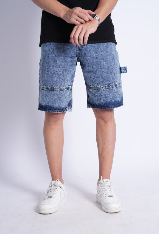 SHORT JEAN POCHE MARTEAU