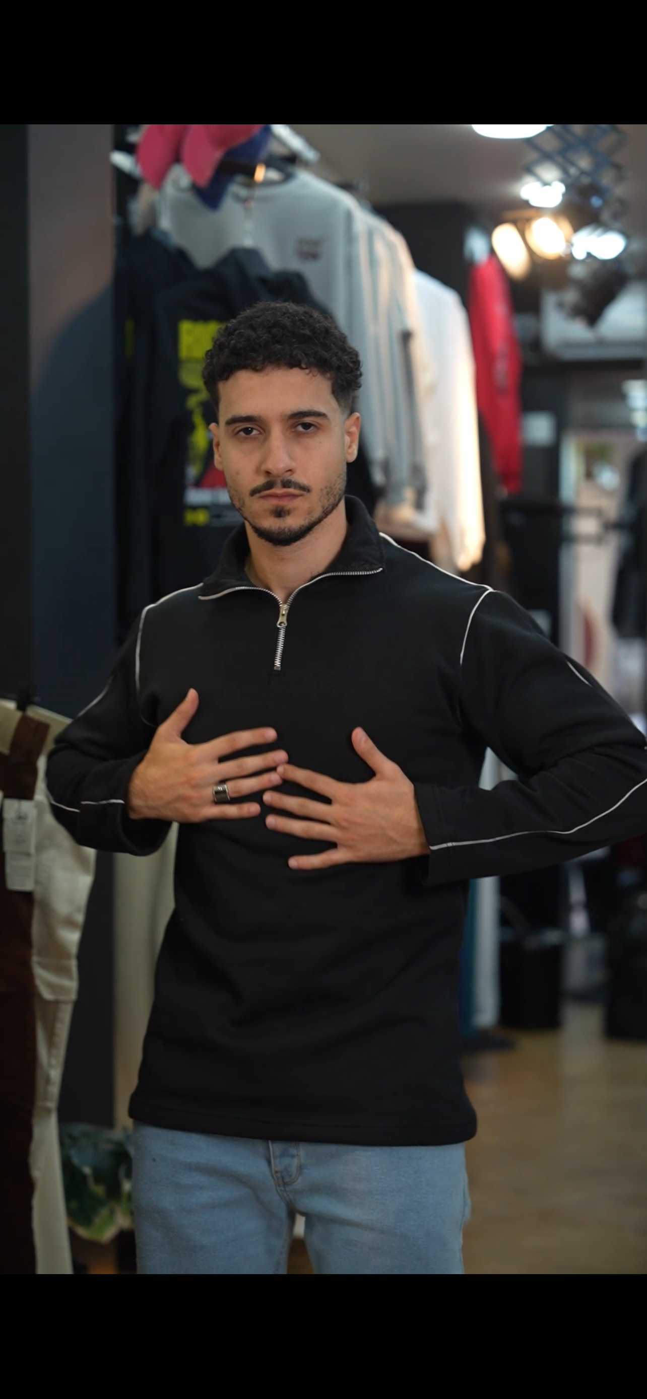 ENSEMBLE HALF ZIPP +JEAN