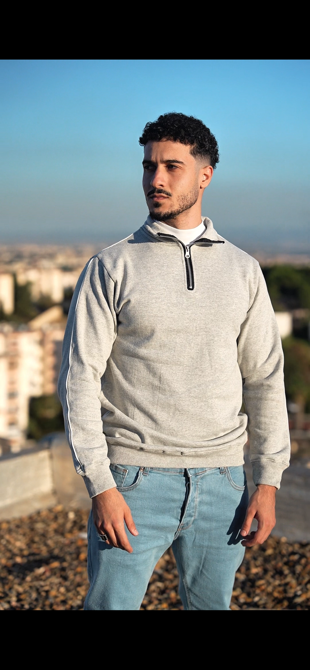 ENSEMBLE HALF ZIPP +JEAN